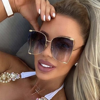 Oversize modesolbrille 